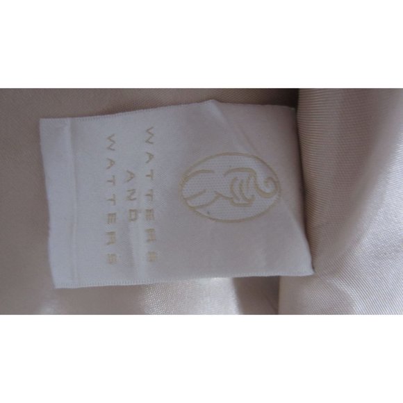 Watters and Watters 8 Beige Maxi Bridesmaid Mother of the Bride Dress - Picture 7 of 7